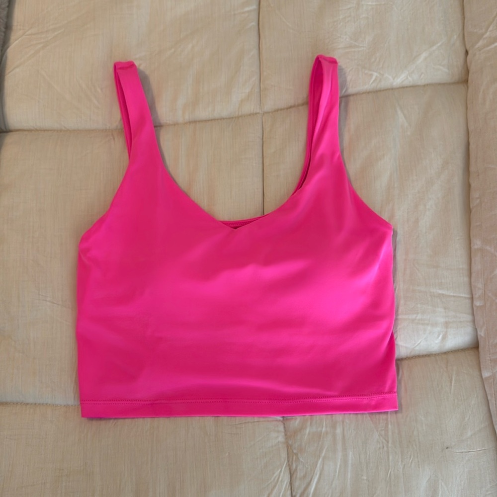 Hot pink aerie workout top
